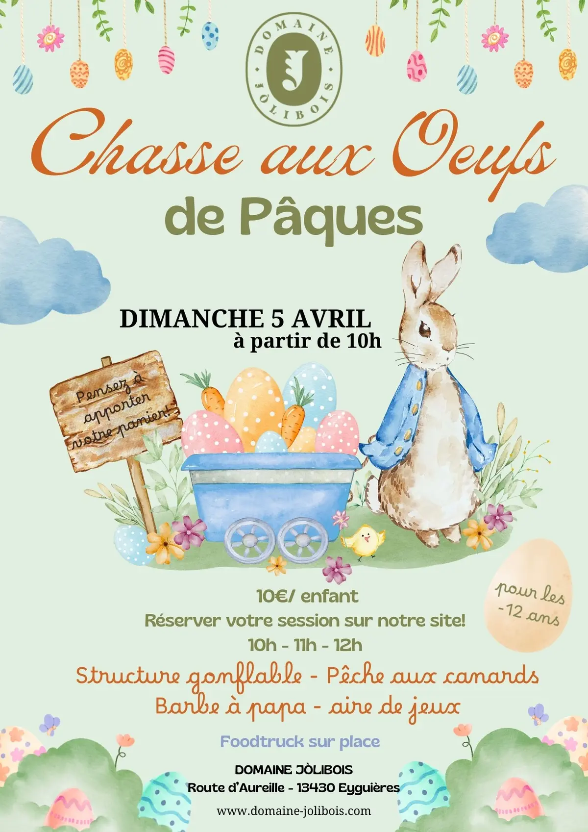 Chasse aux oeufs de Pâques