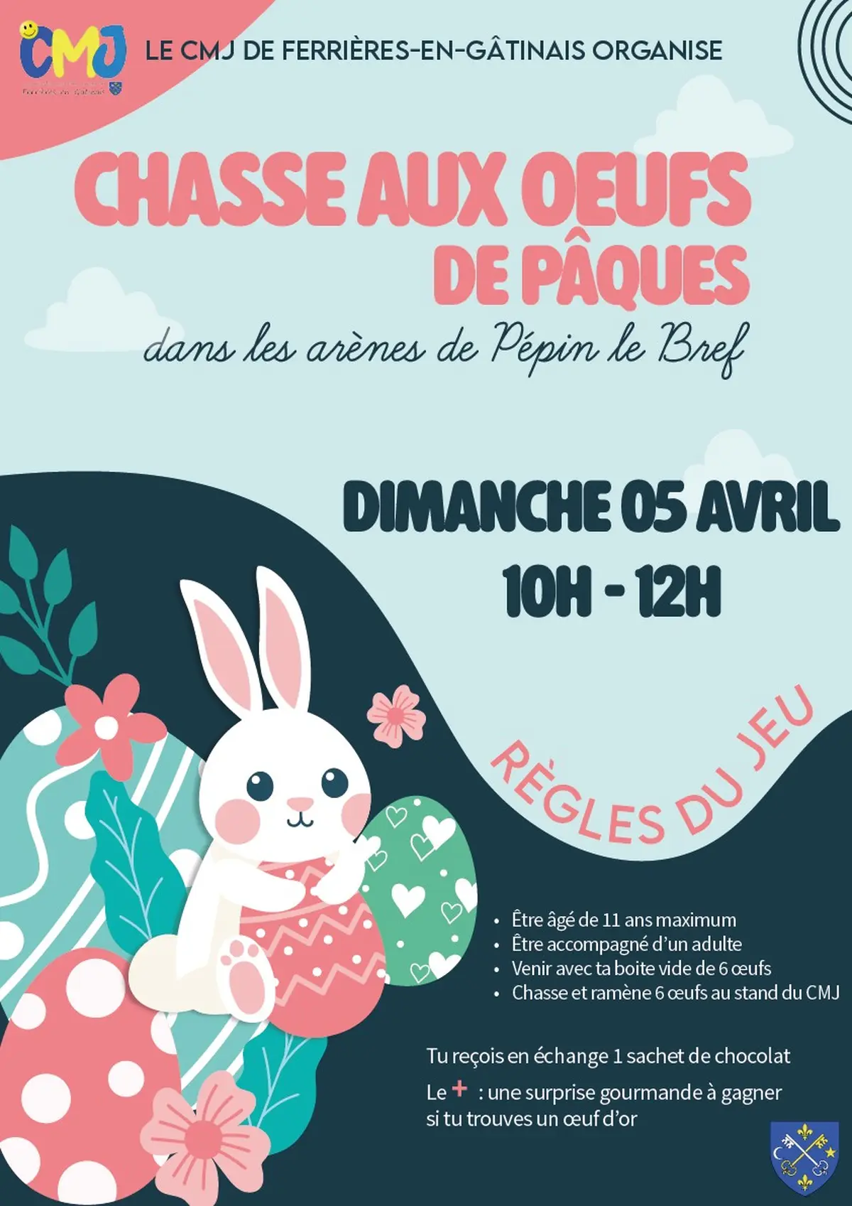 Chasse aux oeufs de Pâques