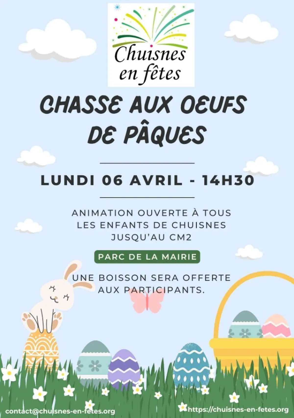 Chasse aux oeufs de Pâques