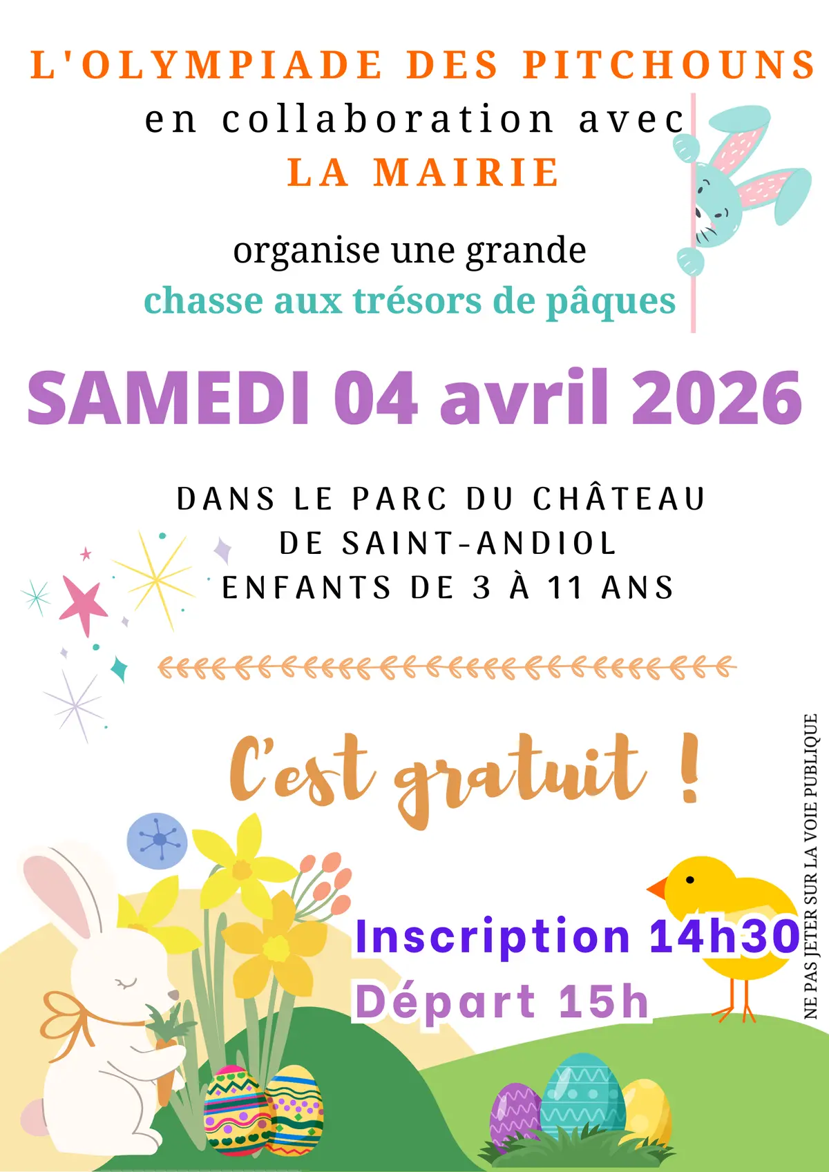 Chasse aux oeufs des Pitchouns