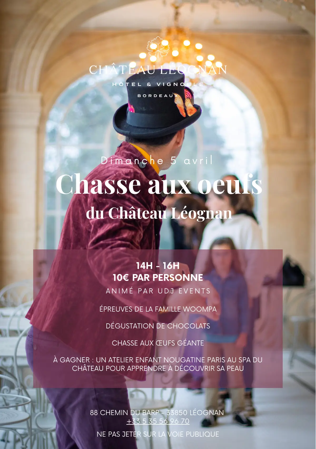 Chasse aux oeufs du Château Léognan