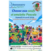 Chasse aux oeufs et omelette pascale