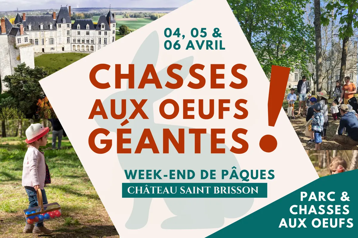 Chasse aux oeufs géantes - Pâques au Château de Saint-Brisson
