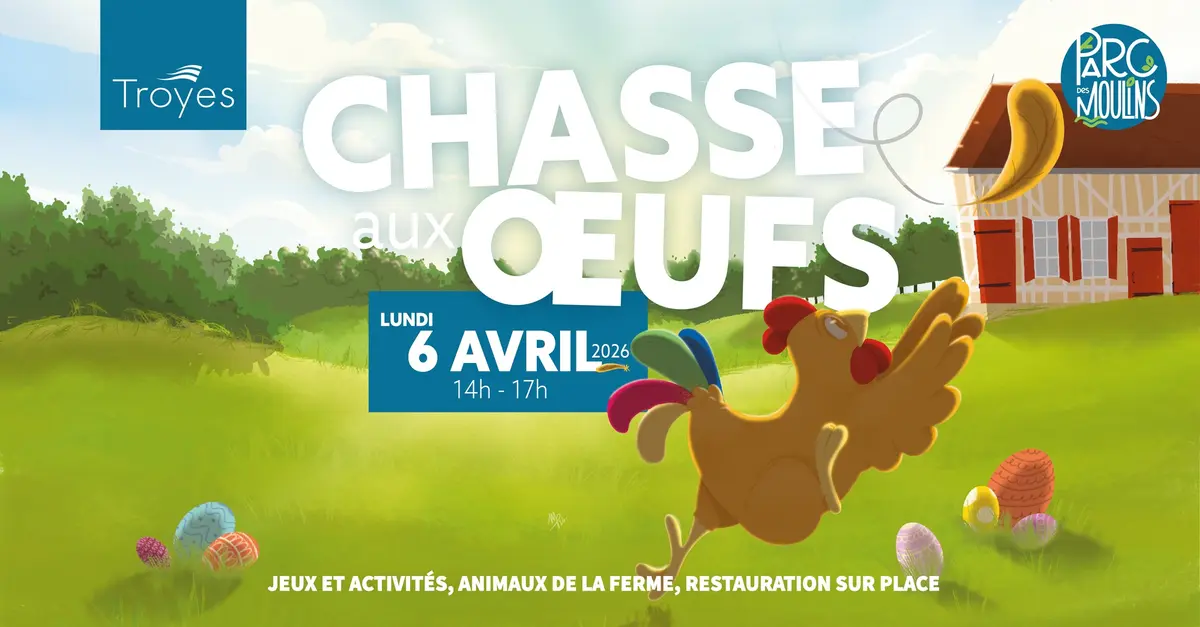 Chasse aux oeufs - Parc des Moulins
