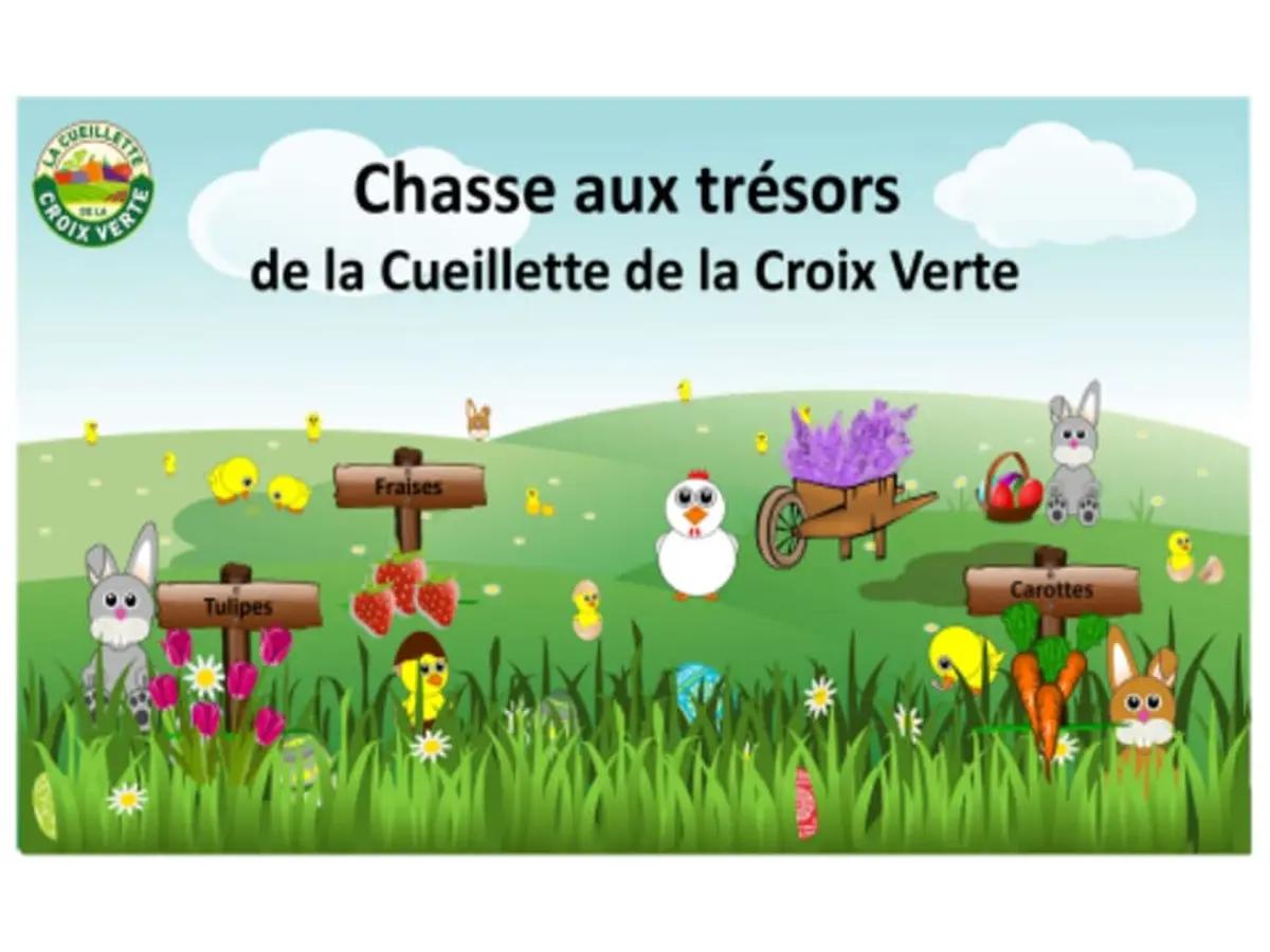 Chasse aux trésors à la Cueillette de la Croix Verte (95)