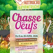 Chasse aux œufs 2026 à travers la ferme et dans un labyrinthe