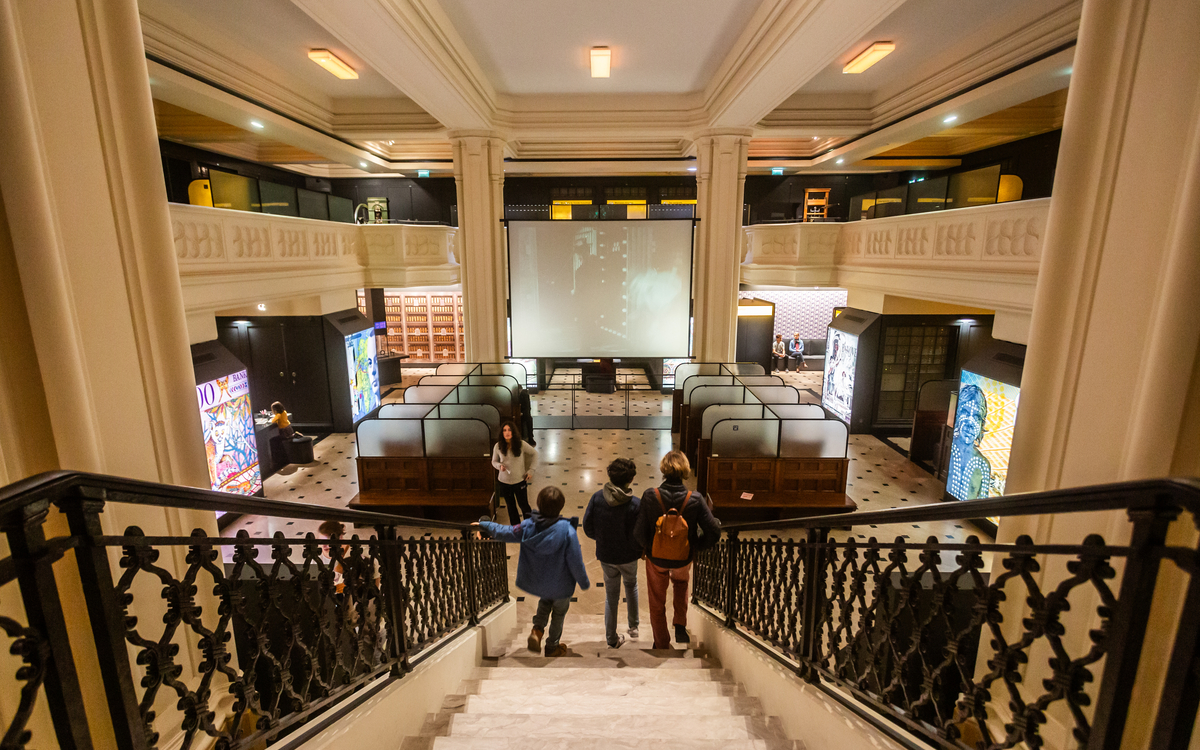 Chasse aux œufs à la Cité de l'Économie