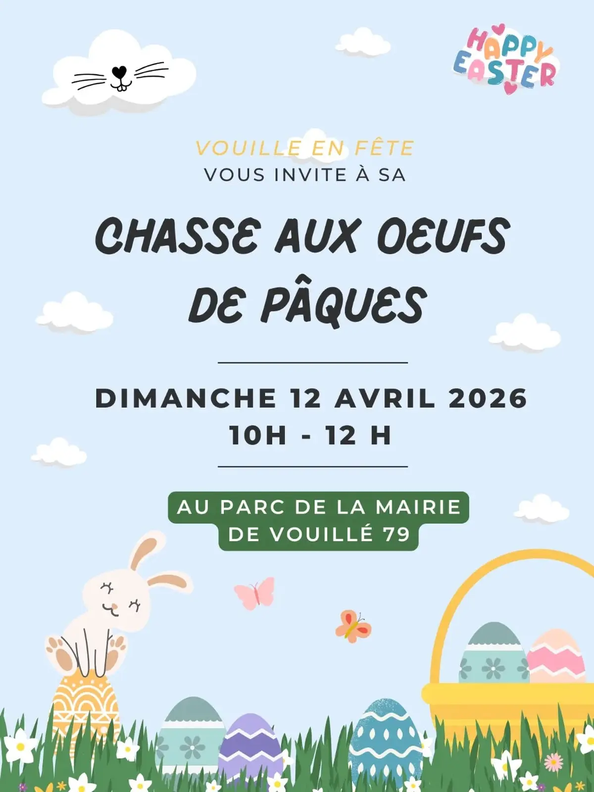 Chasse aux œufs à Vouillé