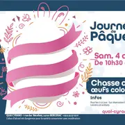 Chasse aux œufs colorés