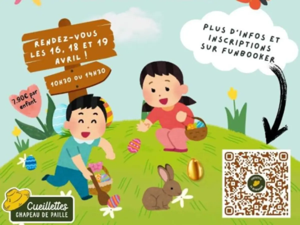 Chasse aux œufs de Pâques à la Cueillette de Beaurains (62)