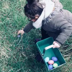 Chasse aux œufs pour Pâques à la cueillette de Compans !