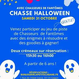 Chasse Halloween – Jeu de piste des chasseurs de fantômes