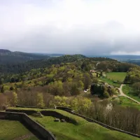 La vue sur la forêt dense des Vosges du Nord &copy; AS