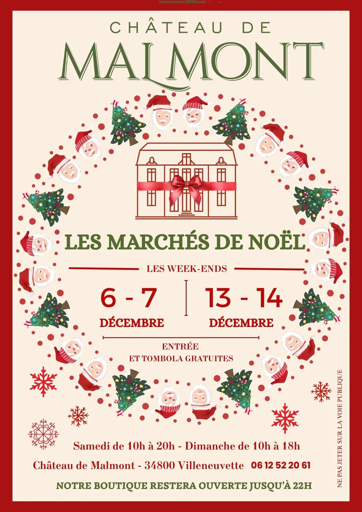 Chateau De Malmont Marches De Noel