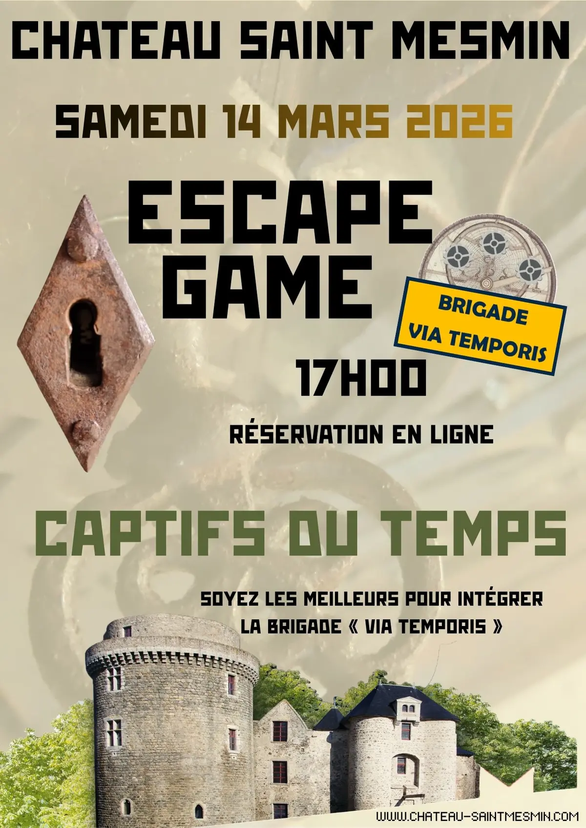 Château de Saint Mesmin - Escape game: Captifs du temps