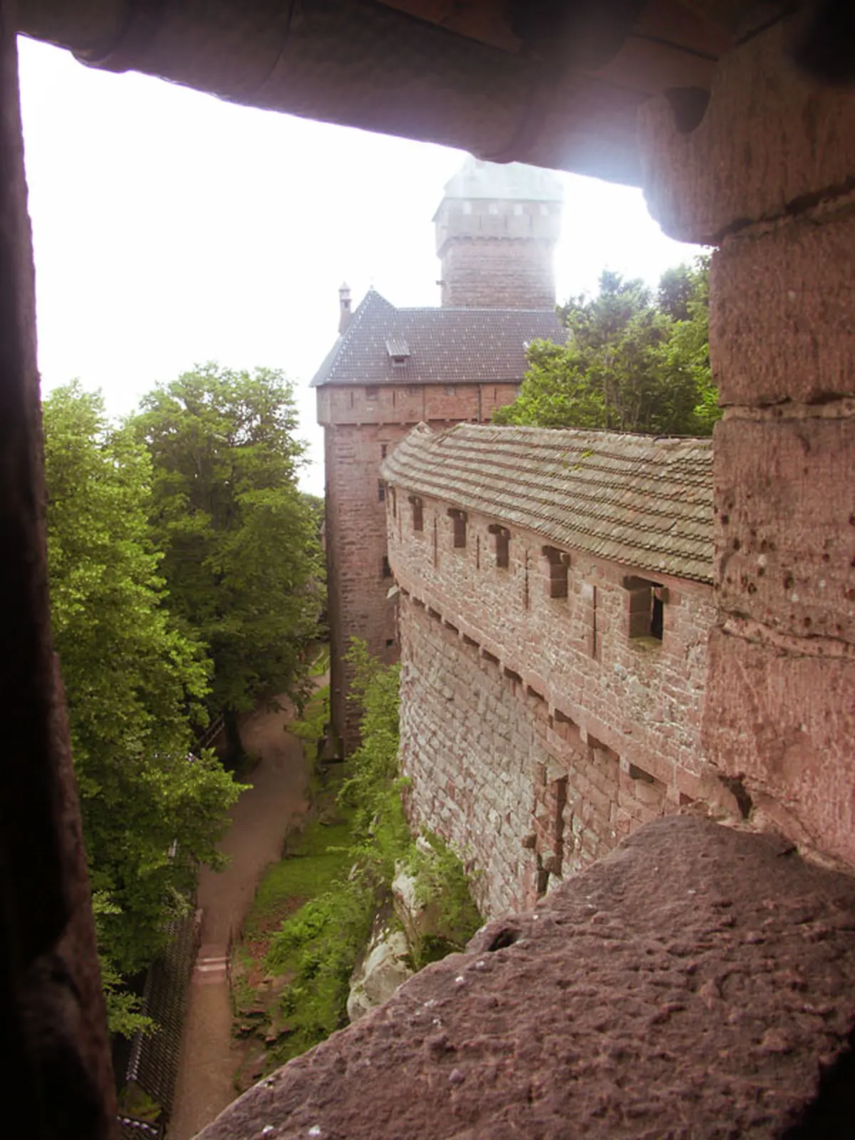 Château Ht Koenigsbourg : vue du bastion 