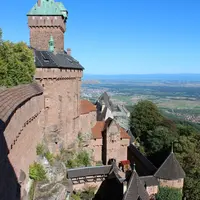 Le château du Haut-Kœnigsbourg visité par 500 000 personnes par an &copy; Sandrine Bavard