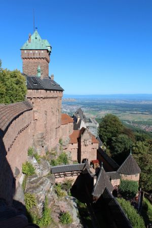 Le château du Haut-Kœnigsbourg visité par 500 000 personnes par an