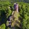 Vue aérienne du château du Haut Ribeaupierre &copy; Survol de France