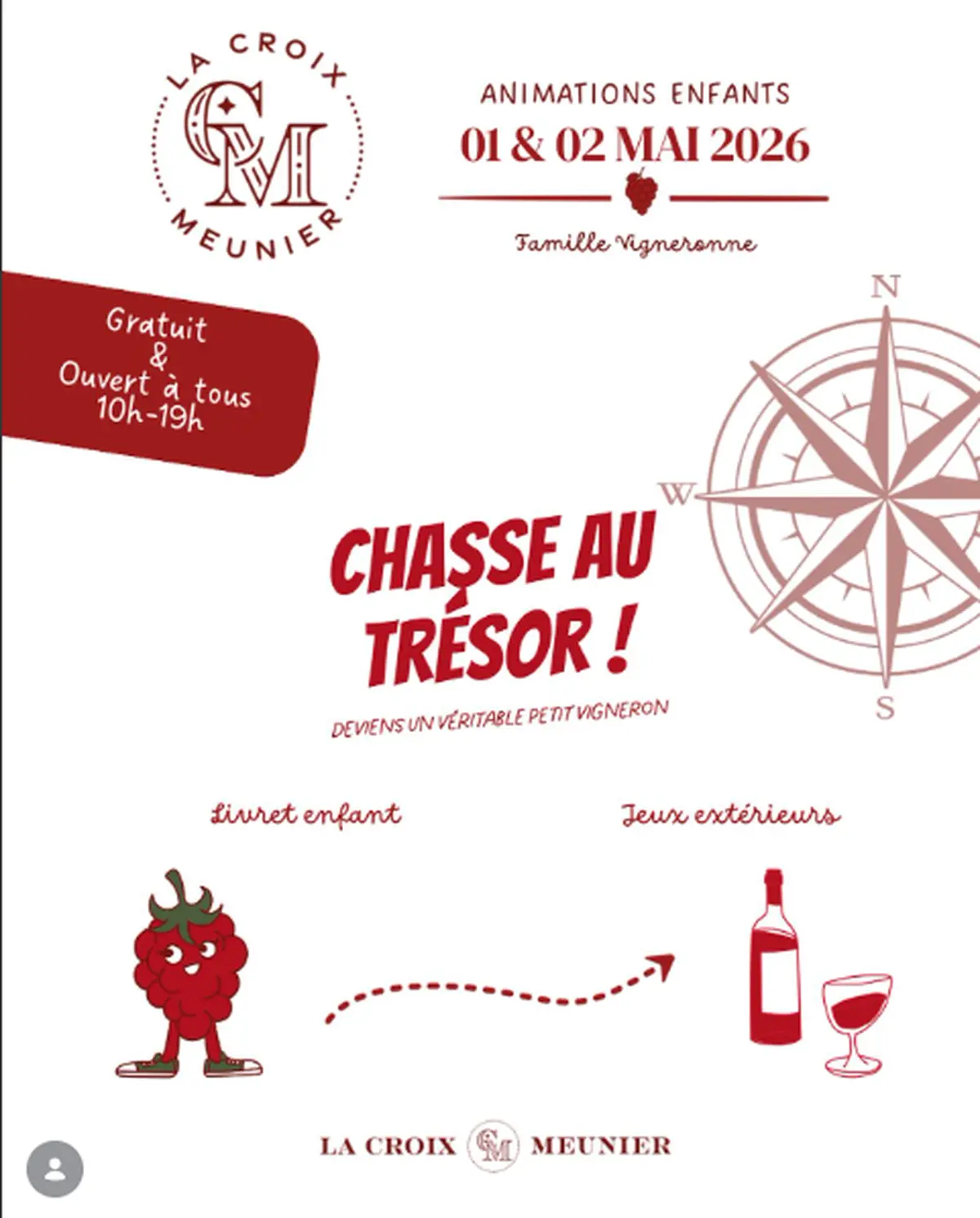 Château La Croix Meunier : Chasse au trésor