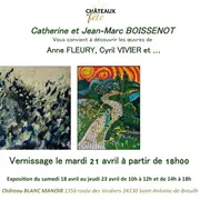 Châteaux en fête | Château Blanc Manoir Domaine des Verdiers - Exposition de peinture
