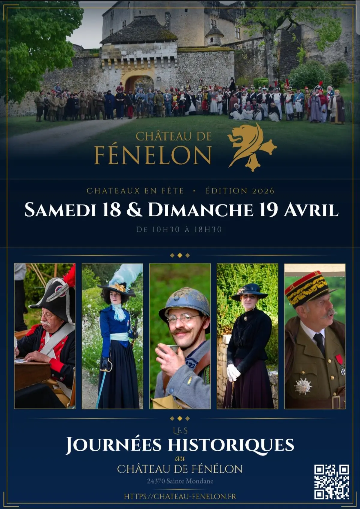 Châteaux en fête - Château de Fénelon : Reconstitution multi époques