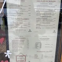 La carte, pour éveiller vos papilles ! DR