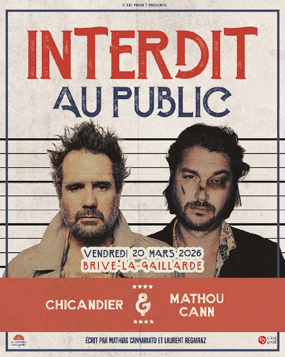 Chicandier & Mathou présentent Interdit au public  (Le Cabaret Gaillard)