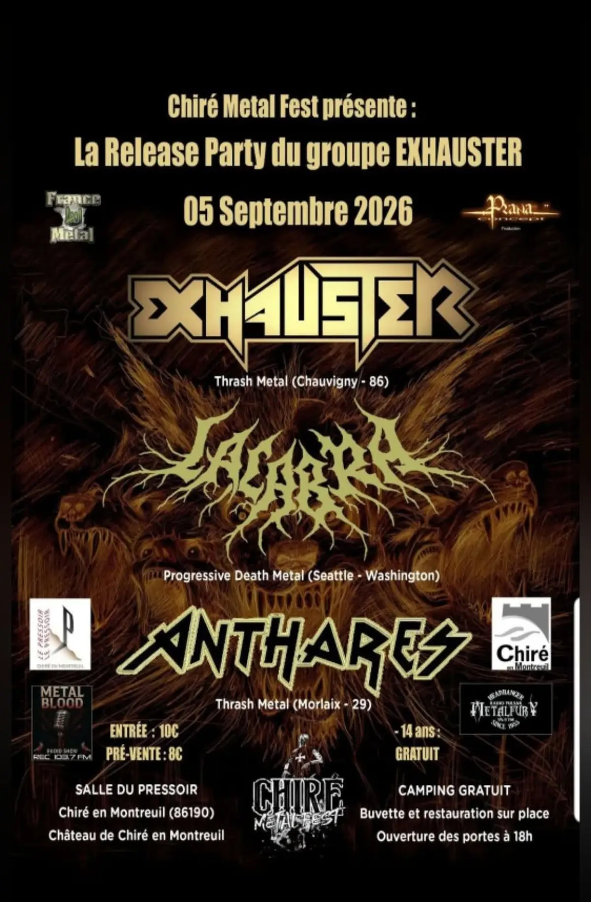 Chiré Metal Fest - Release Party EXHAUSTER