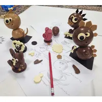 Les jolis dino pour Pâques  &copy; Facebook.com/ChocolaterieDanielStoffel/