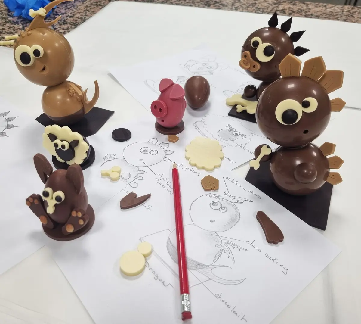 Les jolis dino pour Pâques 