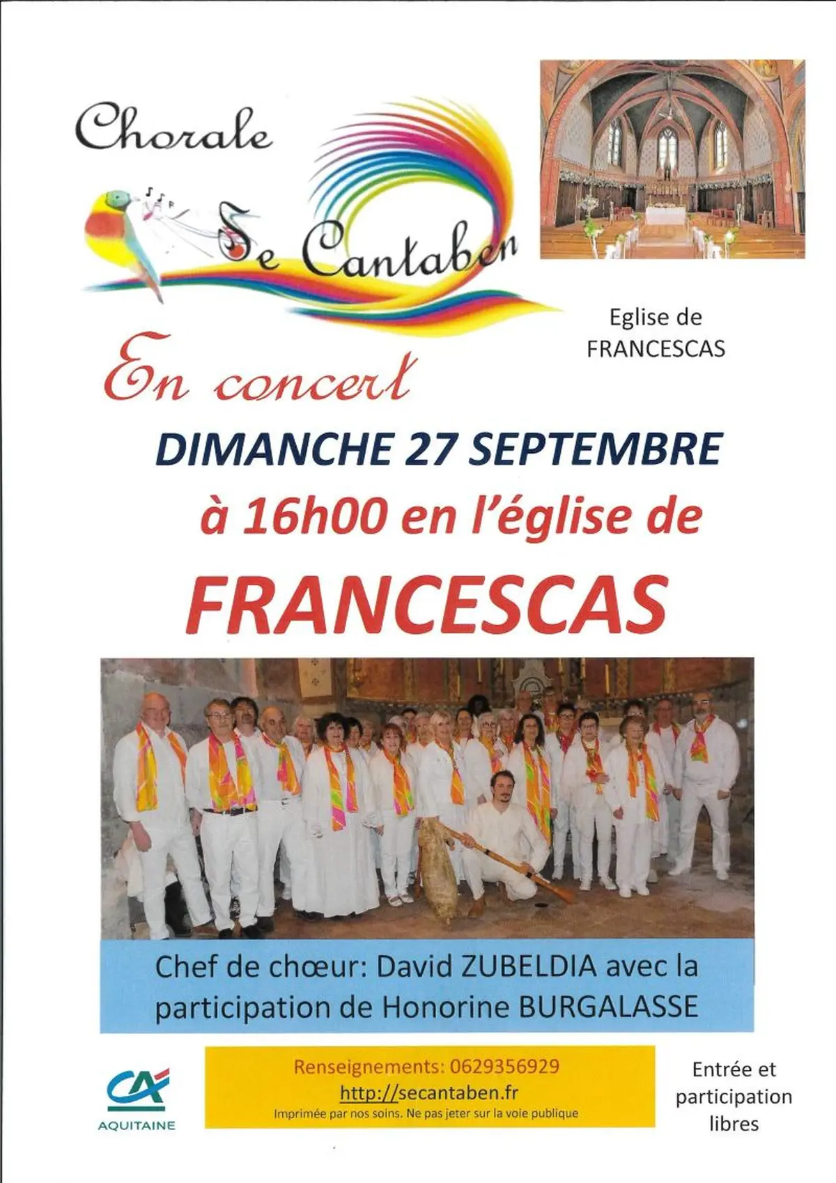Chorale Se Cantaben en concert