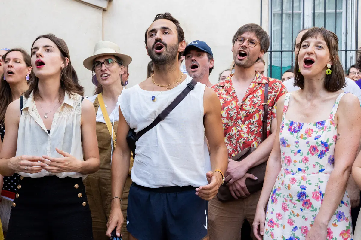 Chorale tout le monde peut chanter à l'Hôtel de la Marine