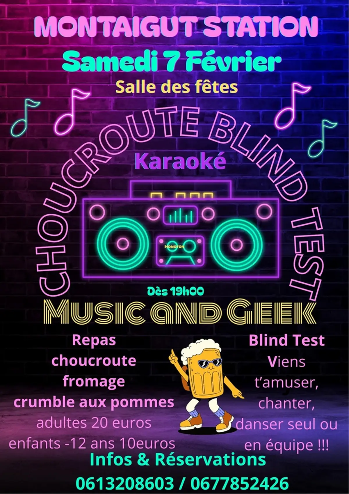 Choucroute Blind test