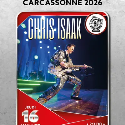 Chris Isaak au Festival de Carcassonne 2026