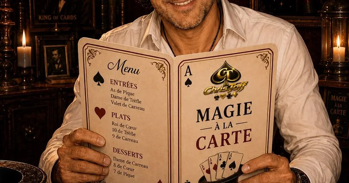 Chris Toff dans Magie à la carte
