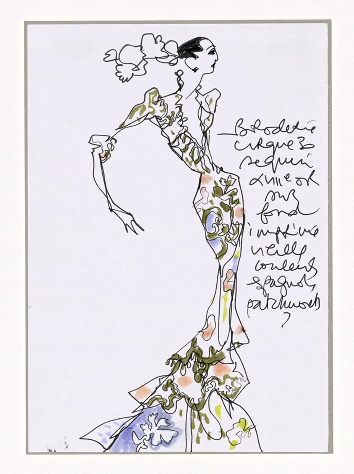 Christian Lacroix dessinateur