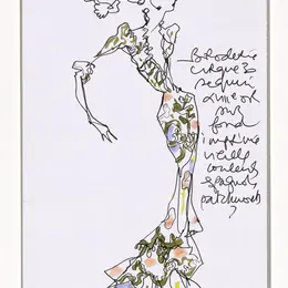 Christian Lacroix dessinateur