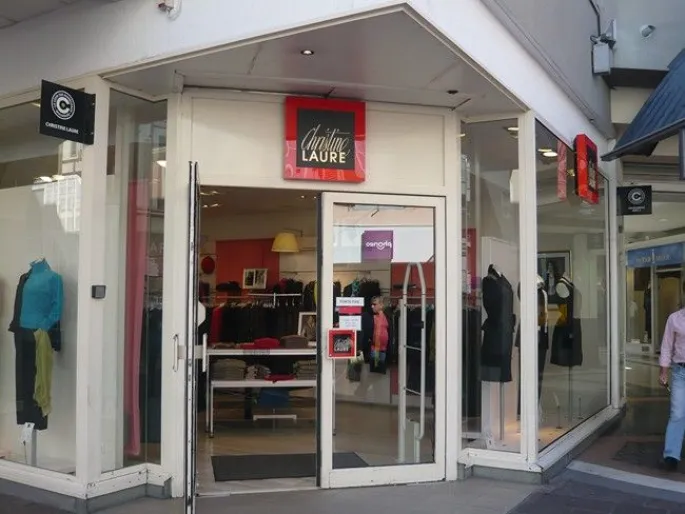La devanture du magasins Christine Laure à Mulhouse