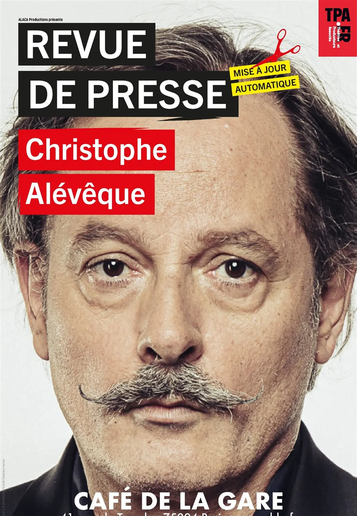 Christophe Alévêque dans Revue de presse