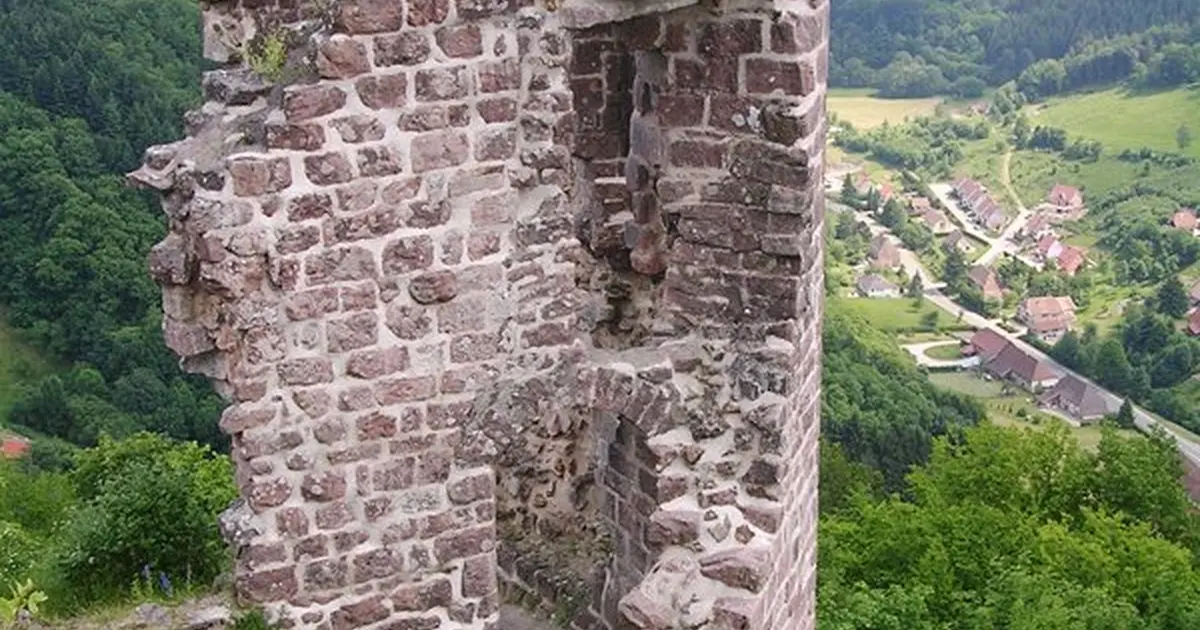Les ruines du Bilstein offrent un panorama exceptionnel sur la vallée de Villé