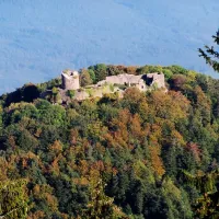 Les ruines du château du Frankenbourg &copy; Sébastien Schmitt