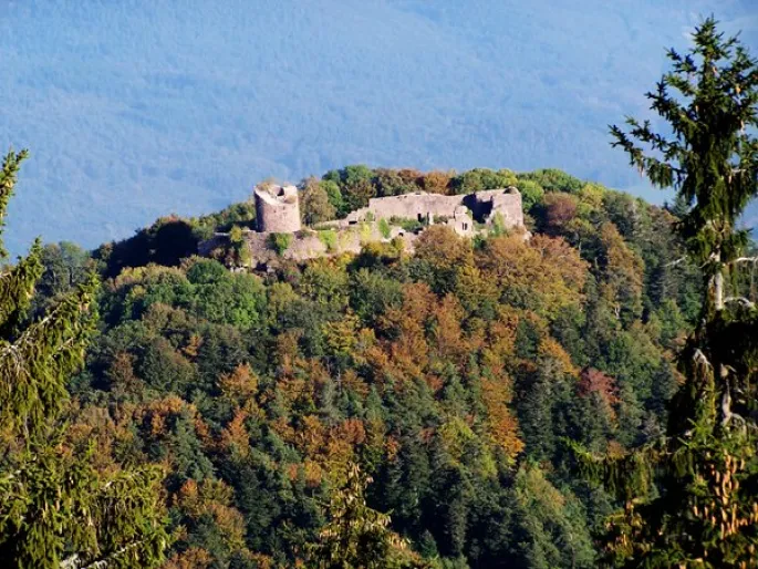 Les ruines du château du Frankenbourg