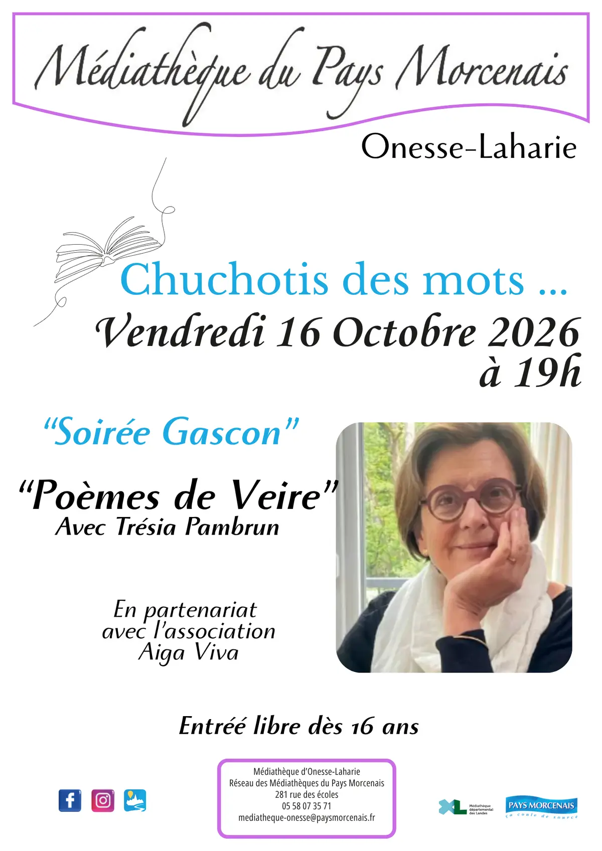 Chuchotis des mots ... Soirée Gascon