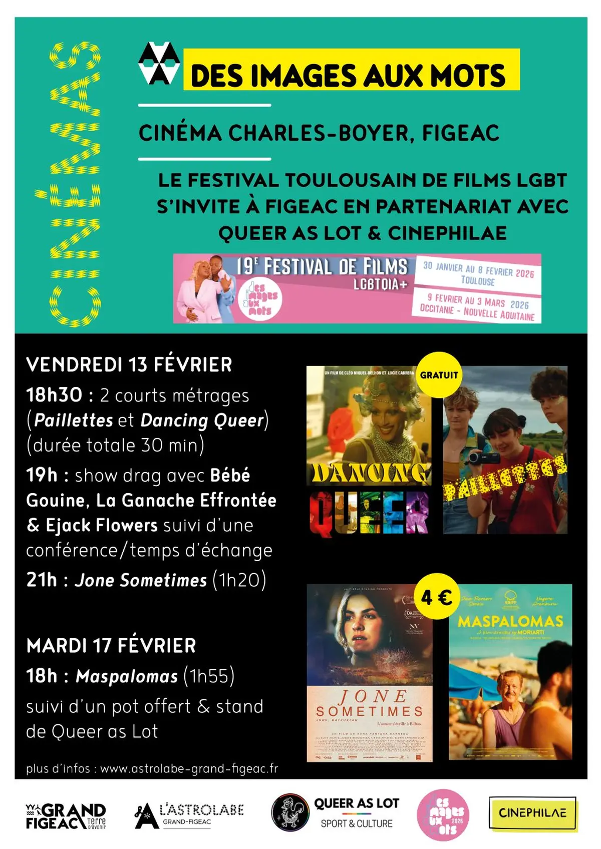 Ciné à Figeac : Festival DIAM