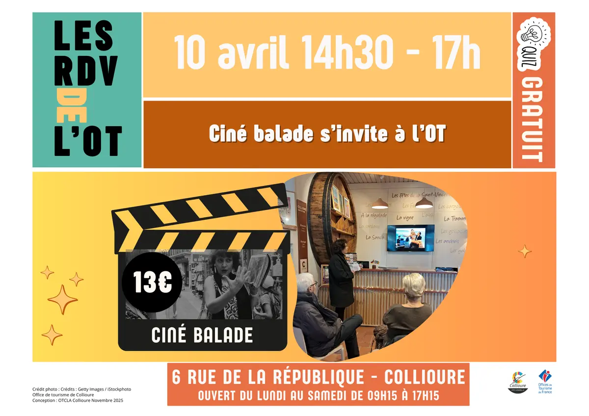 Ciné Balade S'Invite à L'Office De Tourisme !