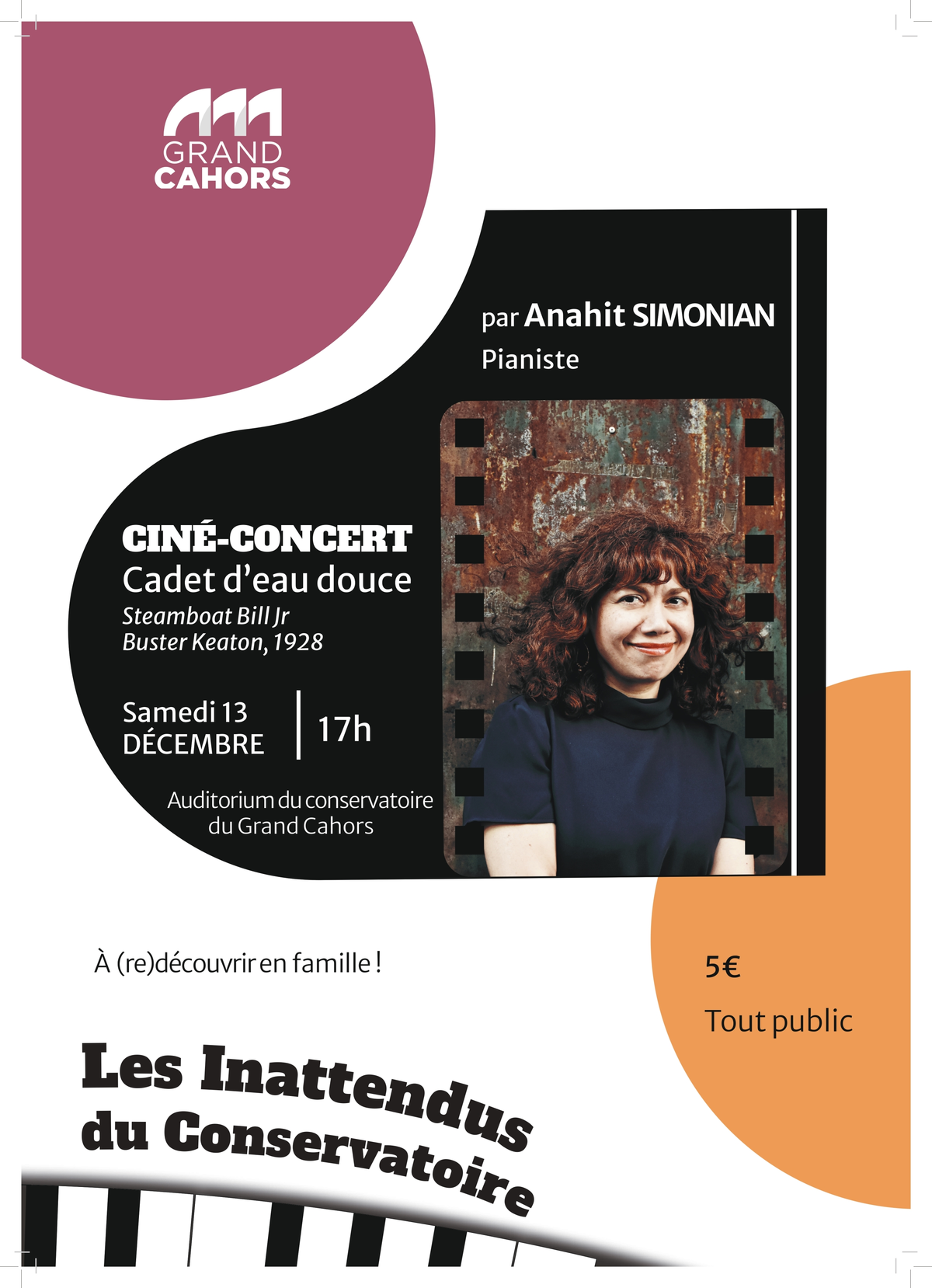 Ciné-concert : Cadet d'eau douce