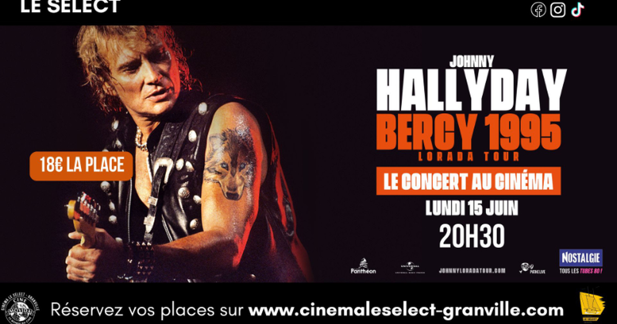 Ciné-concert : Johnny Halliday Lorada tour - Bercy 1995