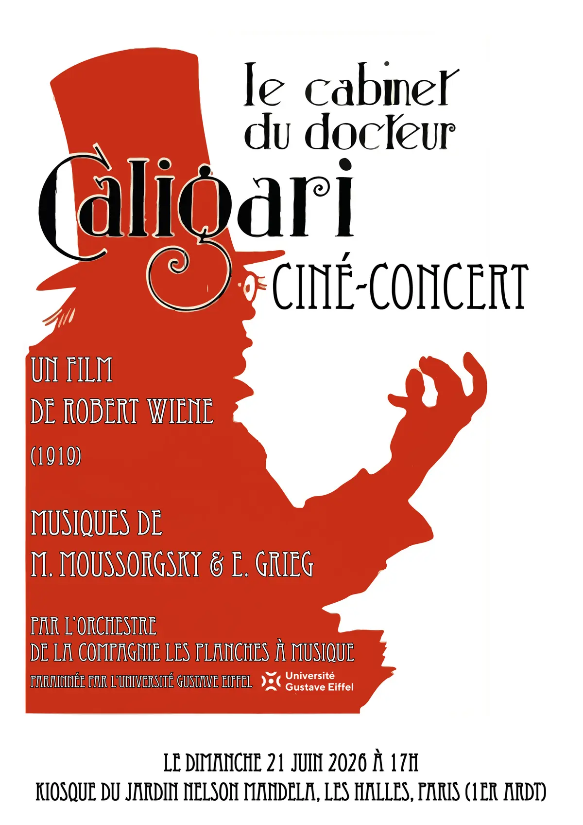 Ciné-Concert : Le Cabinet du Dr. Caligari