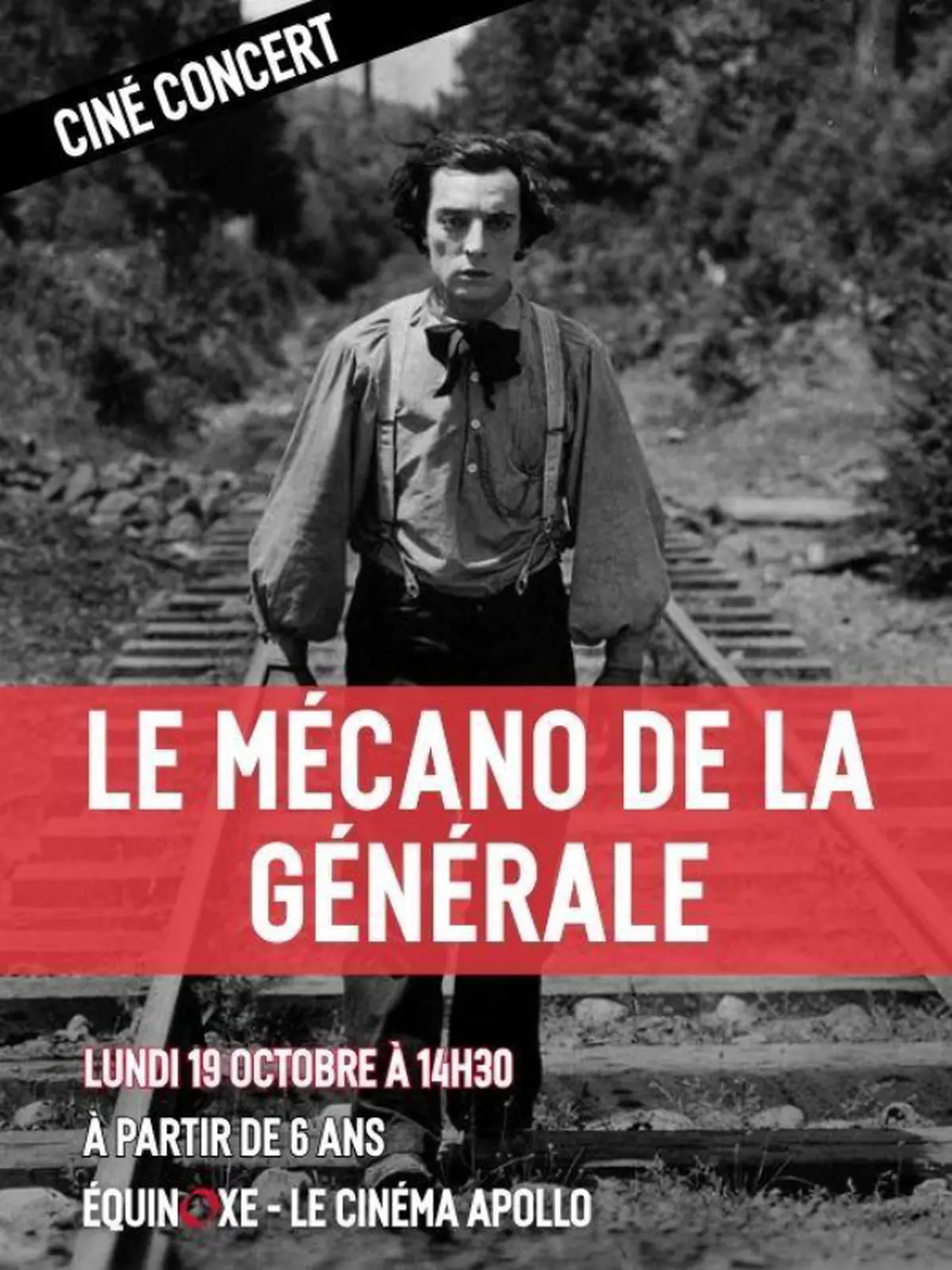 Ciné-concert : Le mécano de la générale